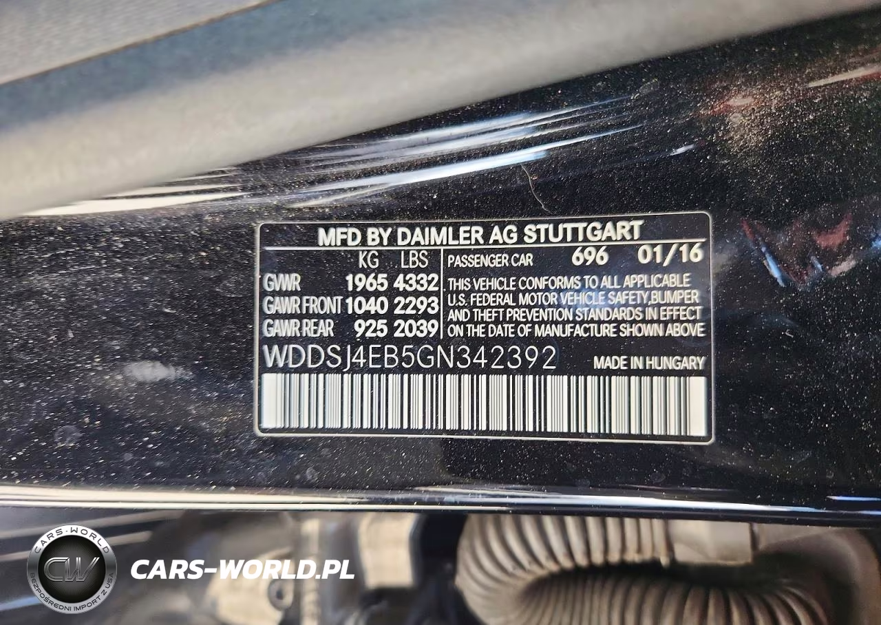 2016 Mercedes-Benz Cla 250 VIN:WDDSJ4EB5GN342392 - 12
