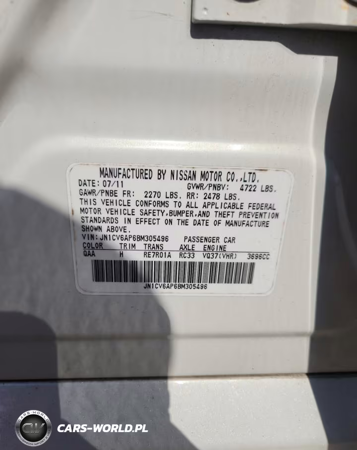 2011 Infiniti G37 Sedan Journey VIN:JN1CV6AP6BM305496 - 13