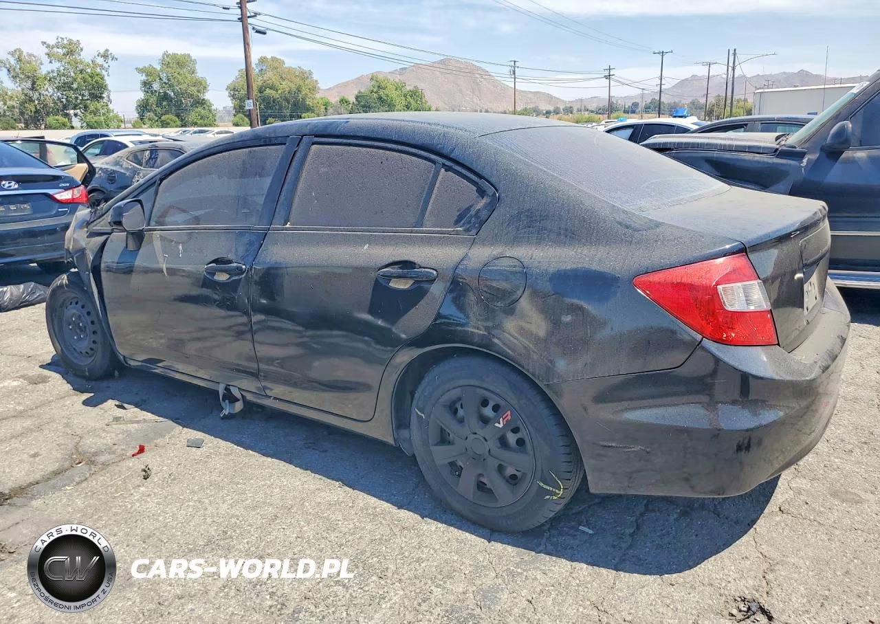 2012 Honda Civic Lx VIN:2HGFB2F53CH316237 - 2