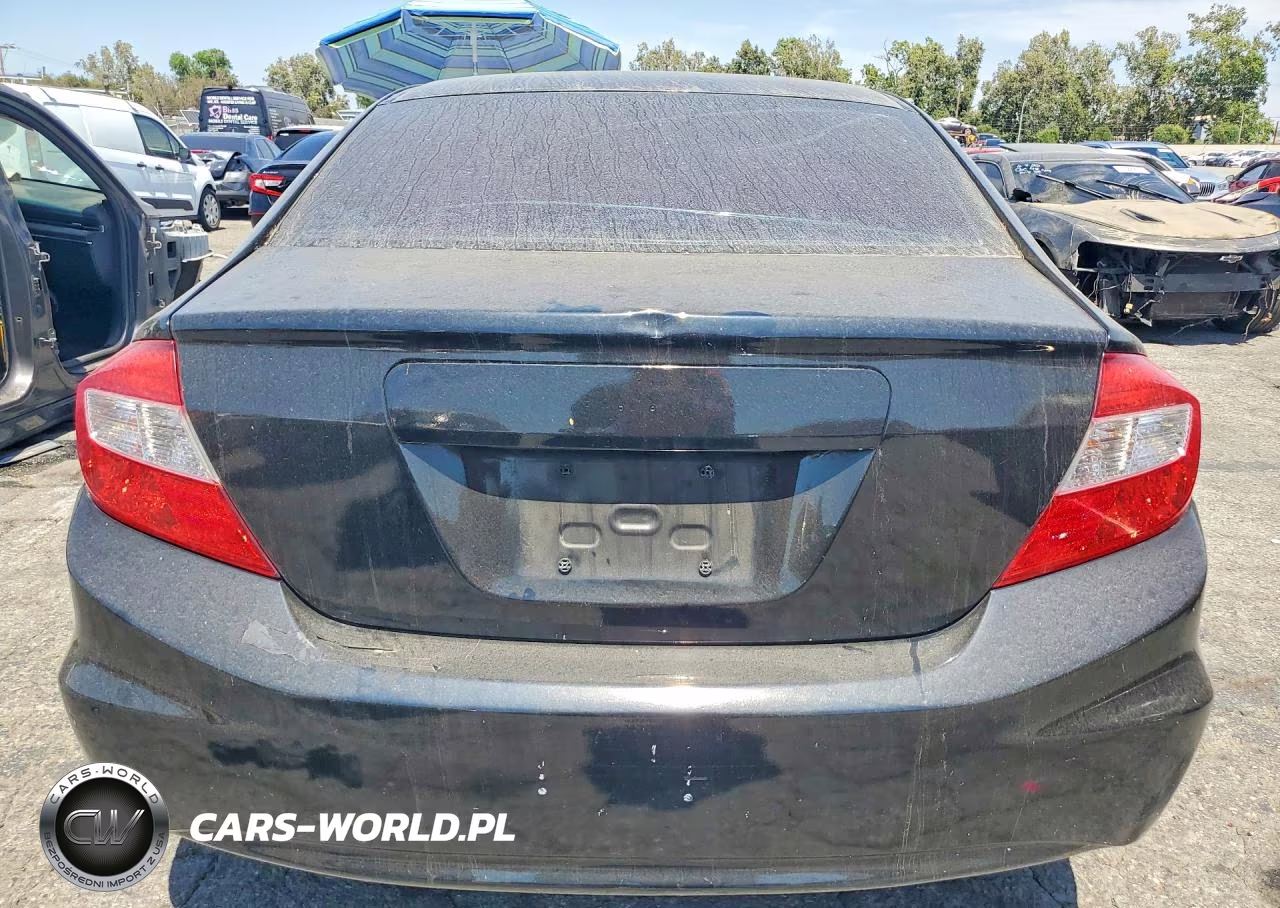 2012 Honda Civic Lx VIN:2HGFB2F53CH316237 - 6