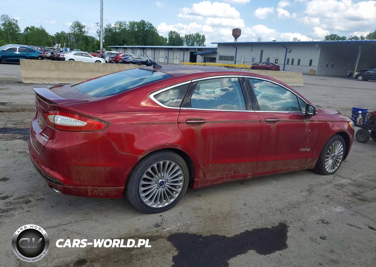2014 Ford Fusion Titanium Hev VIN:3FA6P0RU6ER145603 - 3