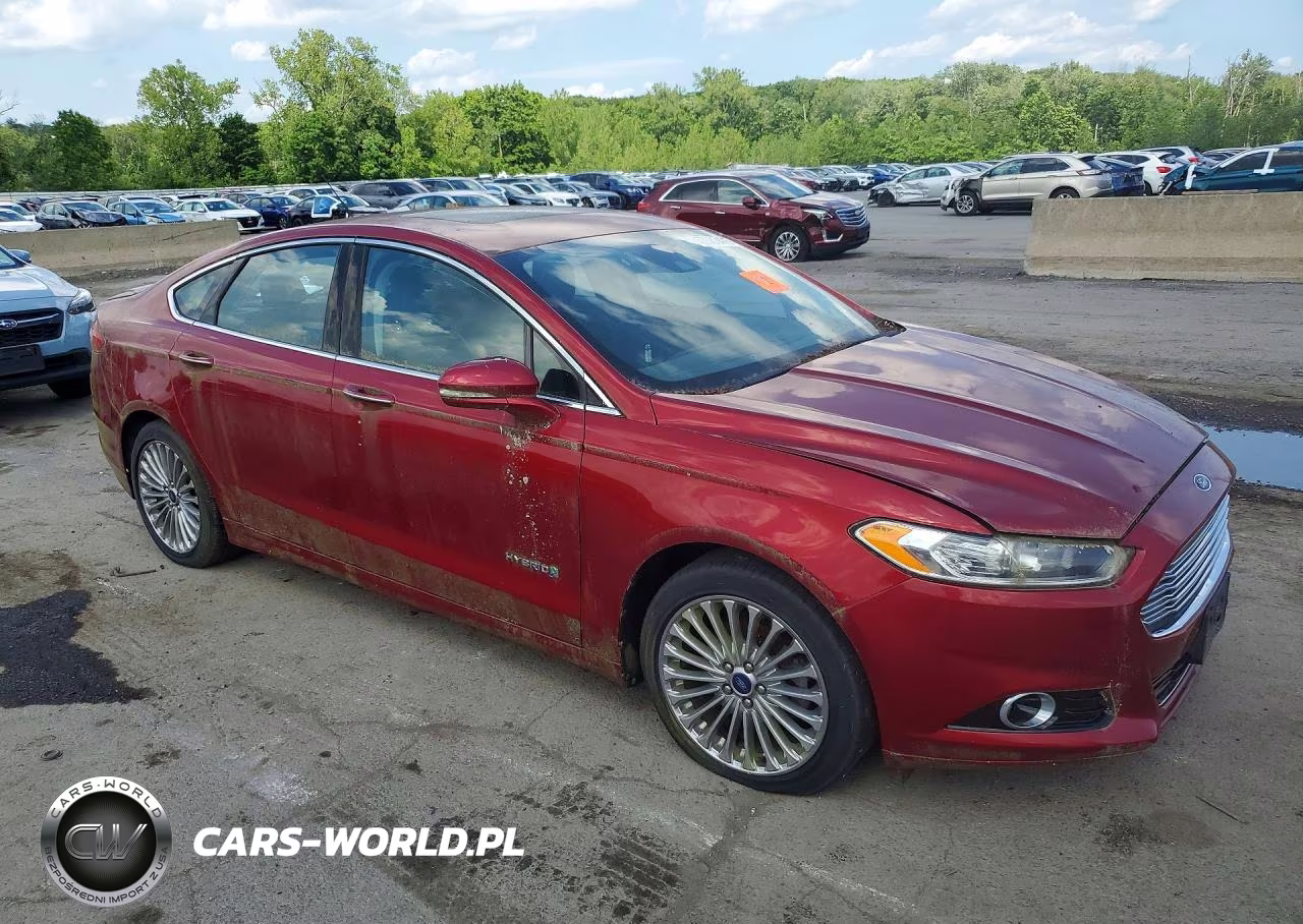 2014 Ford Fusion Titanium Hev VIN:3FA6P0RU6ER145603 - 4
