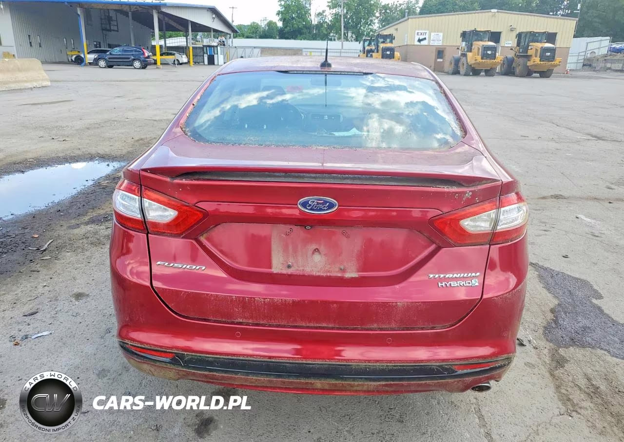2014 Ford Fusion Titanium Hev VIN:3FA6P0RU6ER145603 - 6