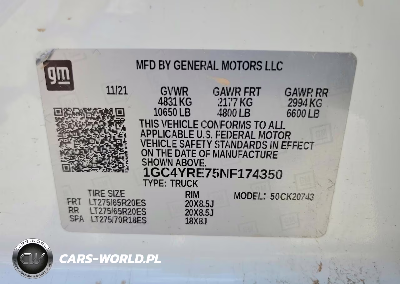 2022 Chevrolet Silverado K2500 High Country VIN:1GC4YRE75NF174350 - 12
