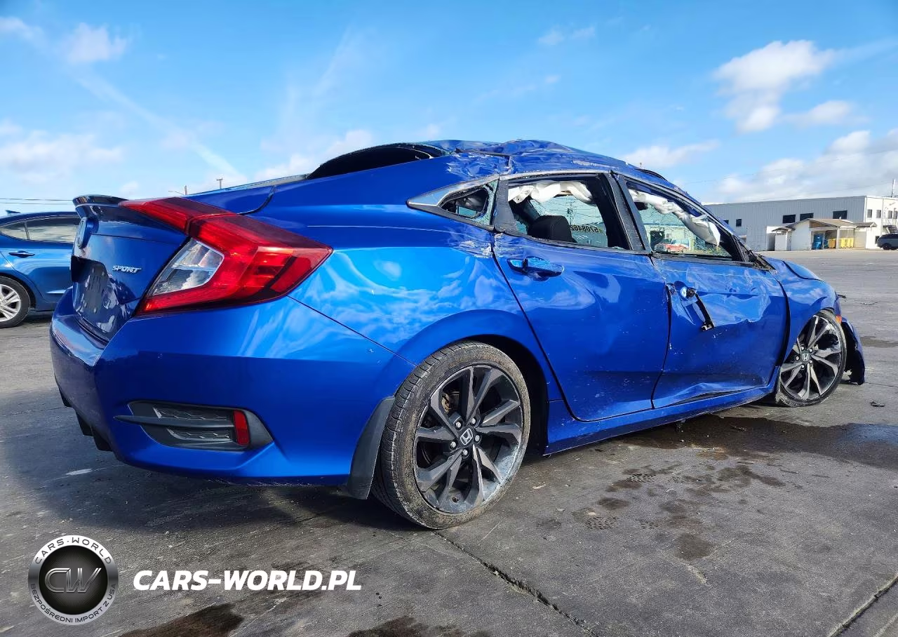 2020 Honda Civic Sport VIN:19XFC2F80LE001140 - 3