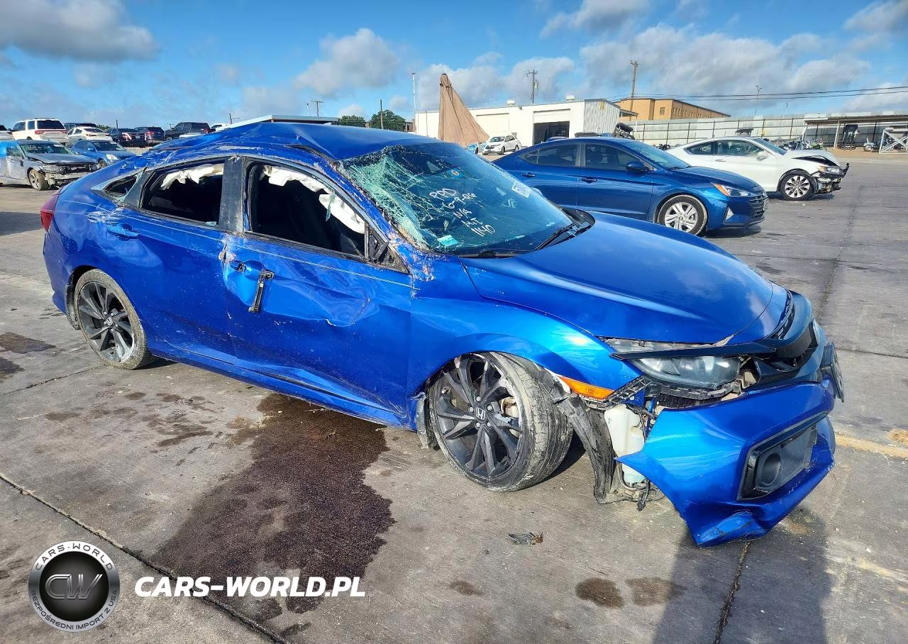 2020 Honda Civic Sport VIN:19XFC2F80LE001140 - 4