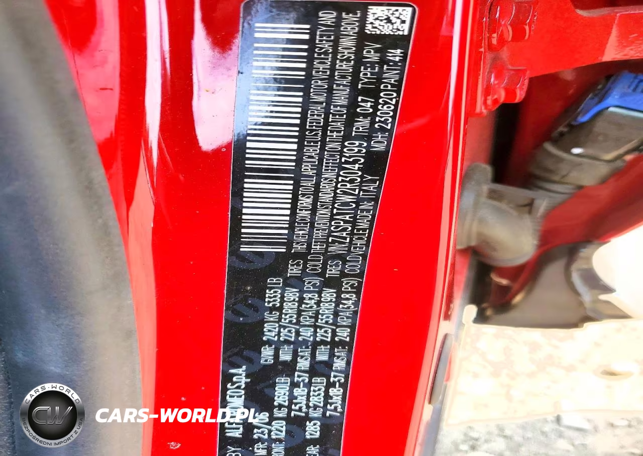 2024 Alfa Romeo Tonale Ti VIN:ZASPATCW2R3043199 - 12