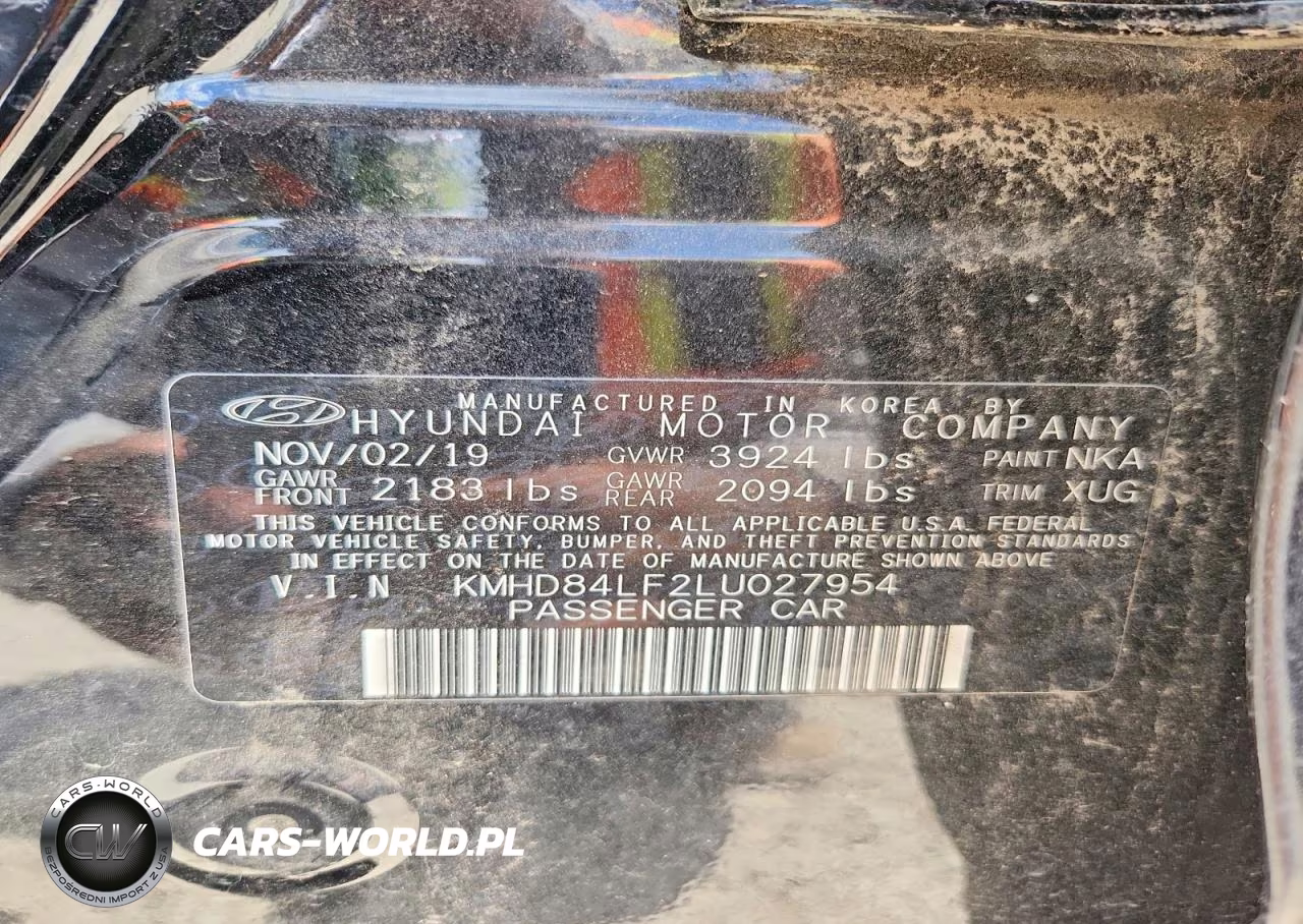 2020 Hyundai Elantra Sel VIN:KMHD84LF2LU027954 - 13