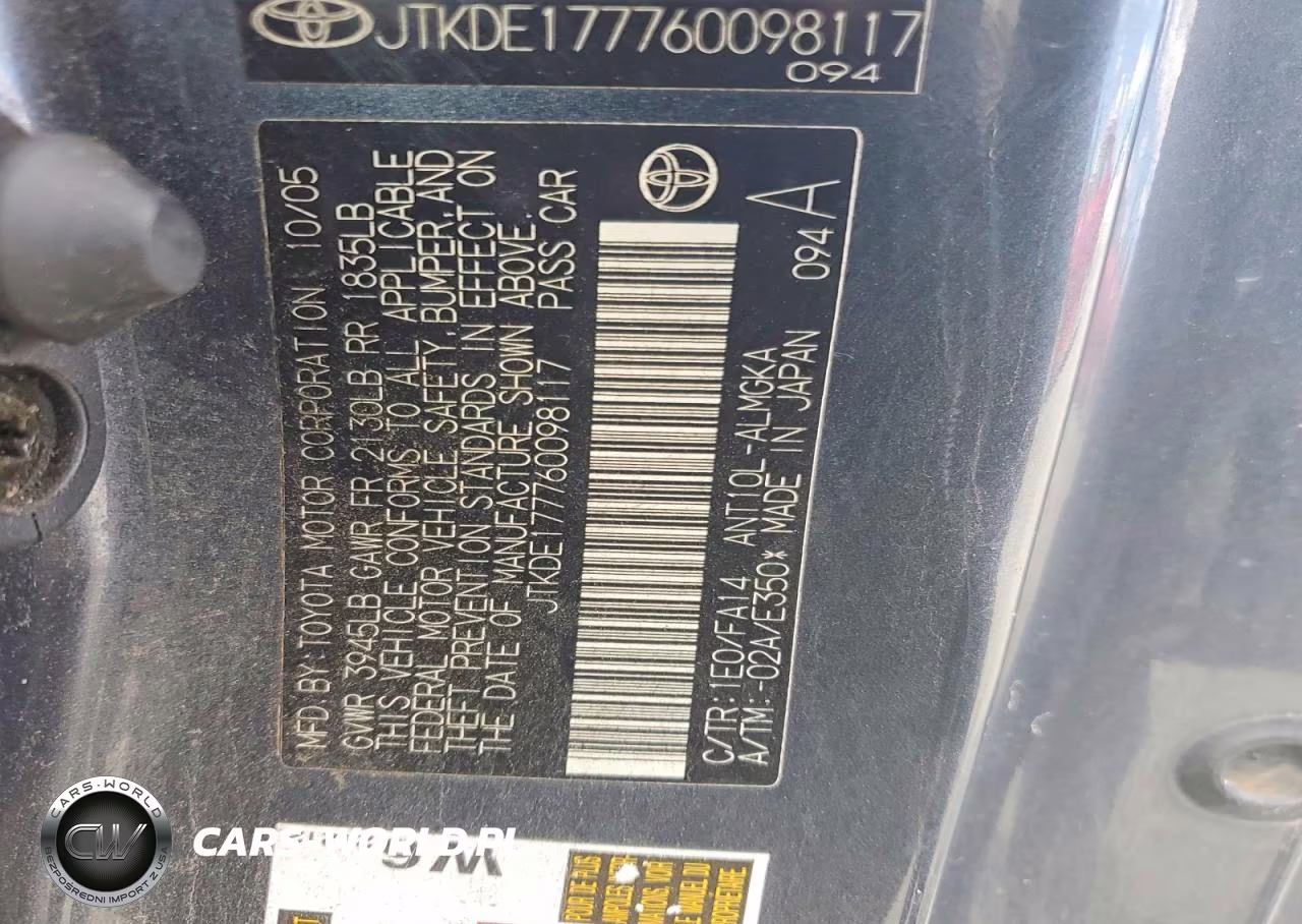 2006 Scion Tc Base VIN:JTKDE177760098117 - 12