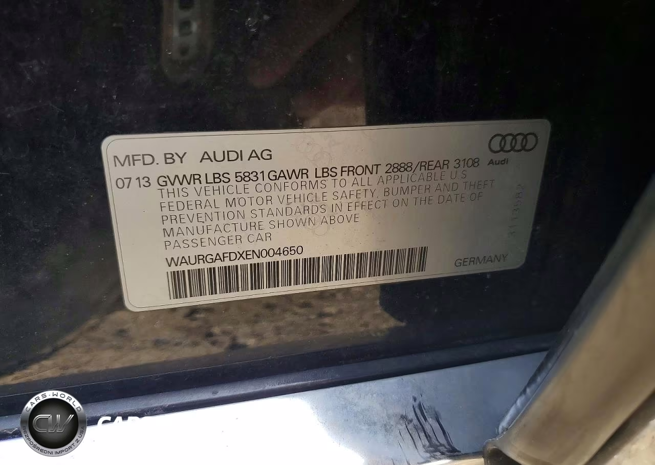 2014 Audi A8 L Quattro VIN:WAURGAFDXEN004650 - 12