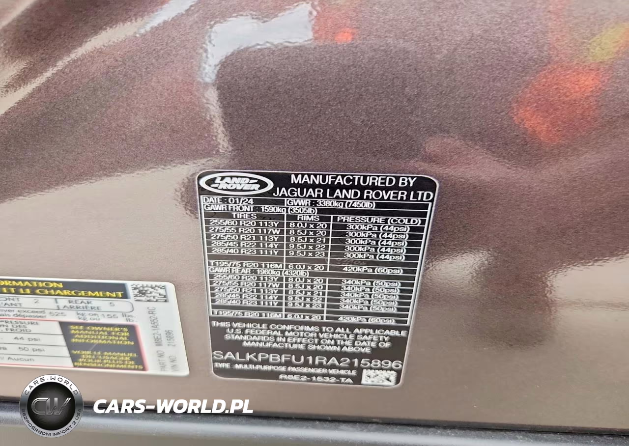 2024 Land Rover Range Rover Se VIN:SALKPBFU1RA215896 - 12