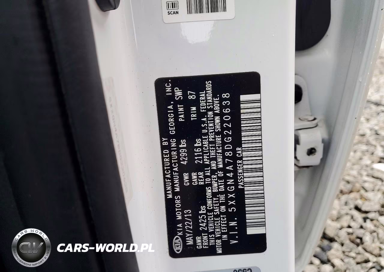 2013 Kia Optima Ex VIN:5XXGN4A78DG220638 - 12