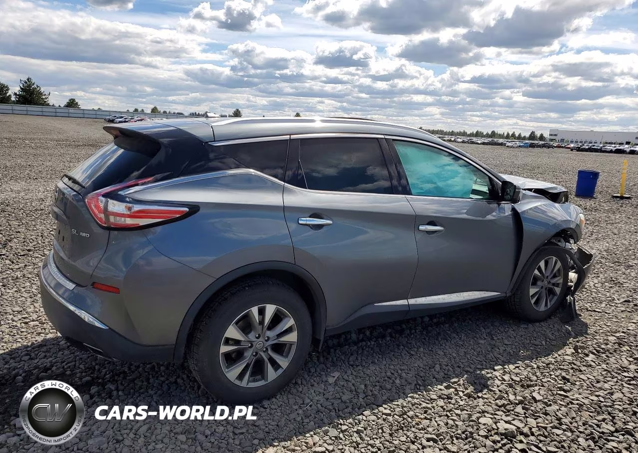 2016 Nissan Murano Sl VIN:5N1AZ2MH7GN101096 - 3