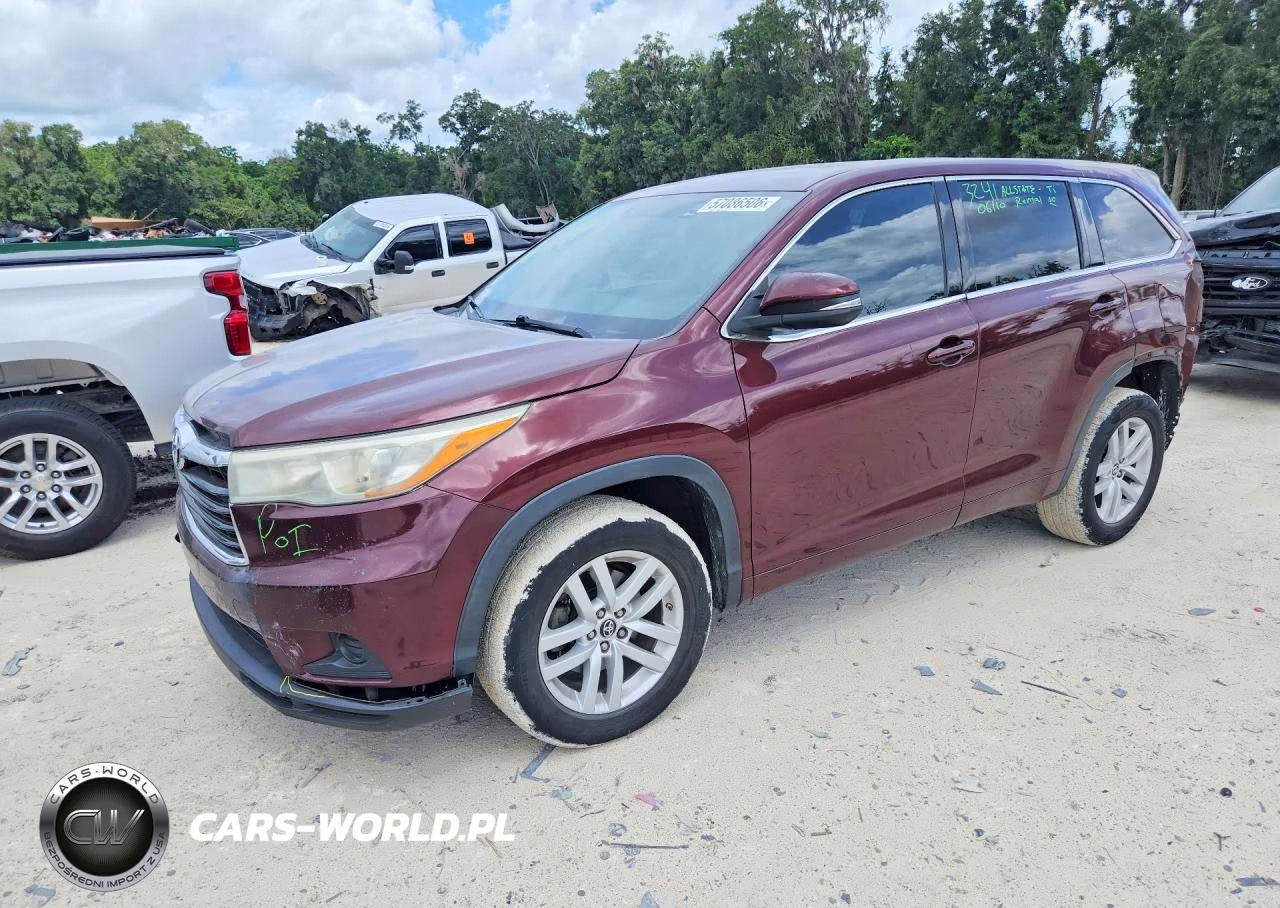 2016 Toyota Highlander Le – zdjęcie 1 z 14