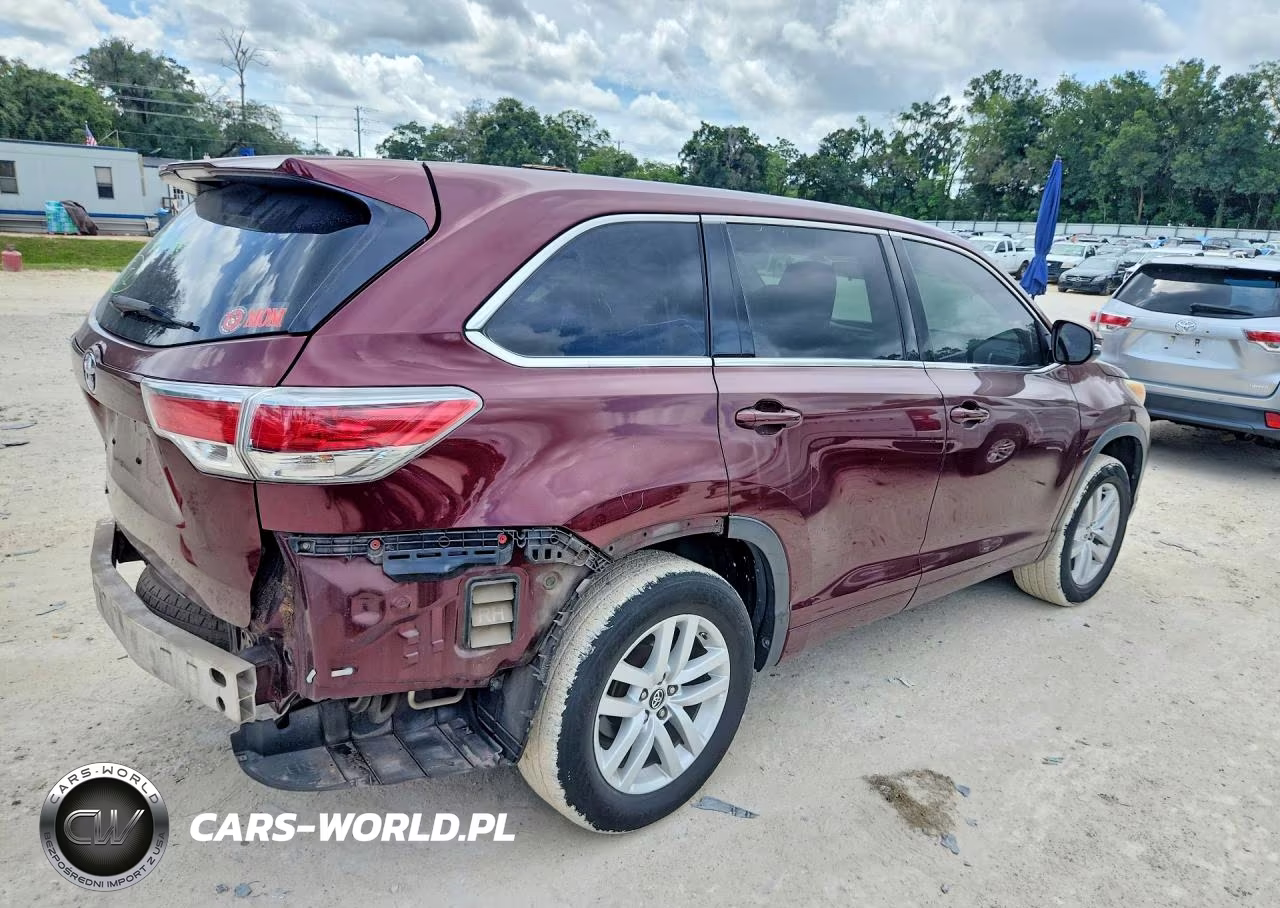 2016 Toyota Highlander Le VIN:5TDZKRFH5GS174348 - 3