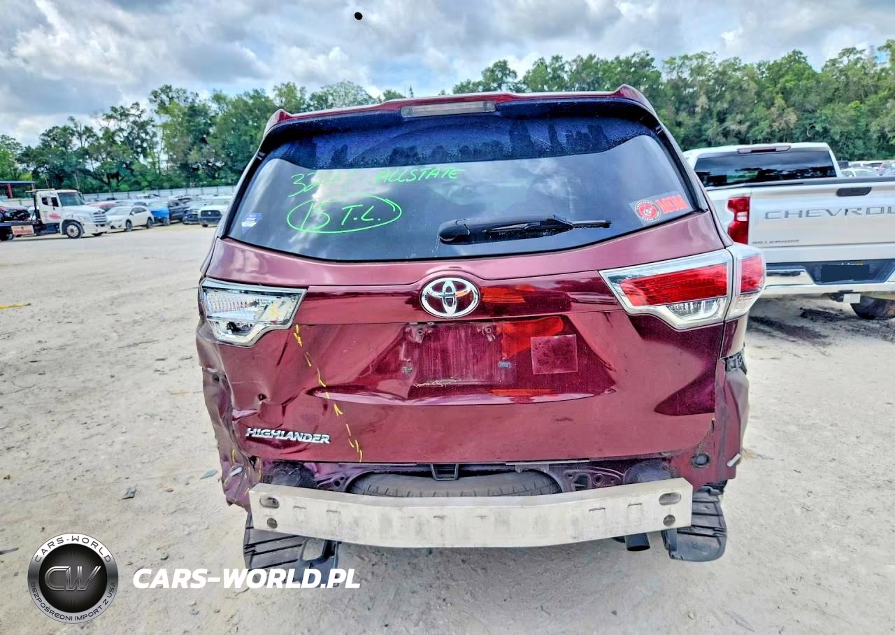 2016 Toyota Highlander Le VIN:5TDZKRFH5GS174348 - 6