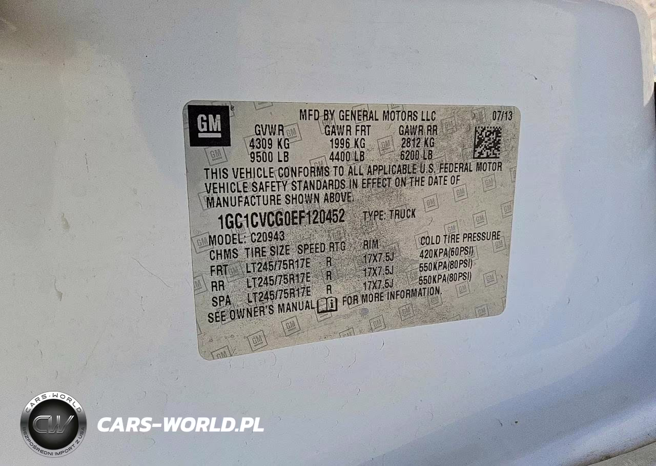 2014 Chevrolet Silverado C2500 Heavy Duty VIN:1GC1CVCG0EF120452 - 12