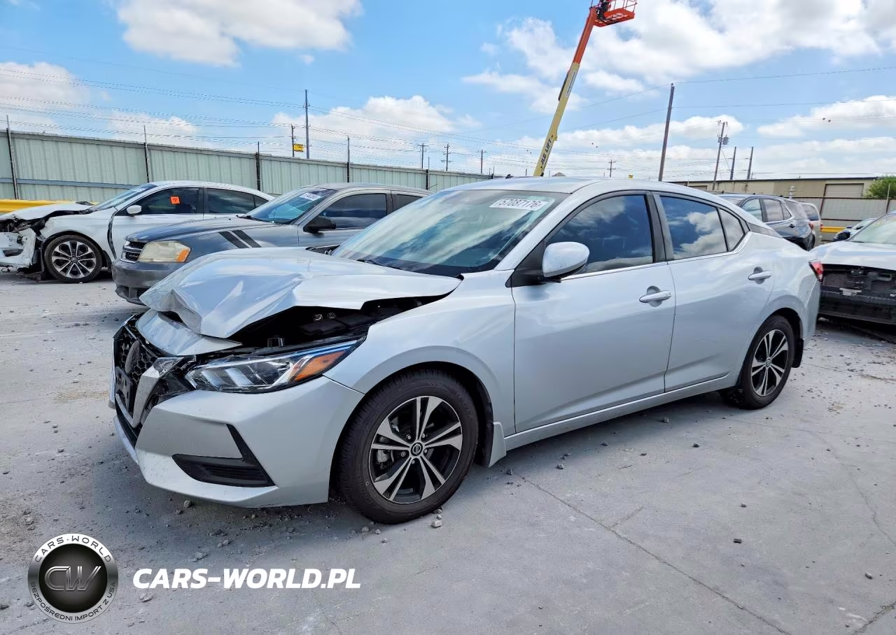 2022 Nissan Sentra Sv VIN:3N1AB8CV6NY231800 - 1