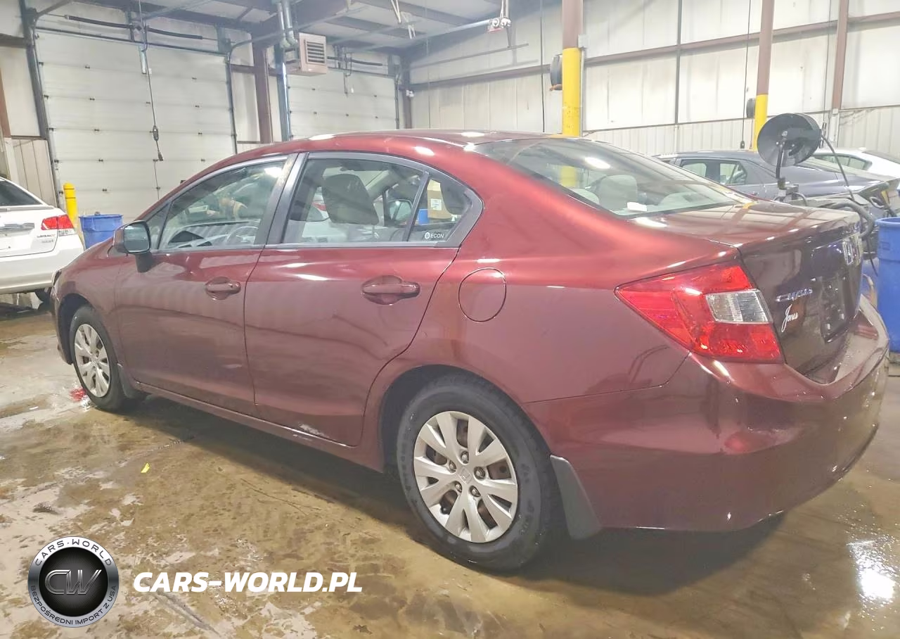 2012 Honda Civic Lx VIN:2HGFB2F59CH533548 - 2