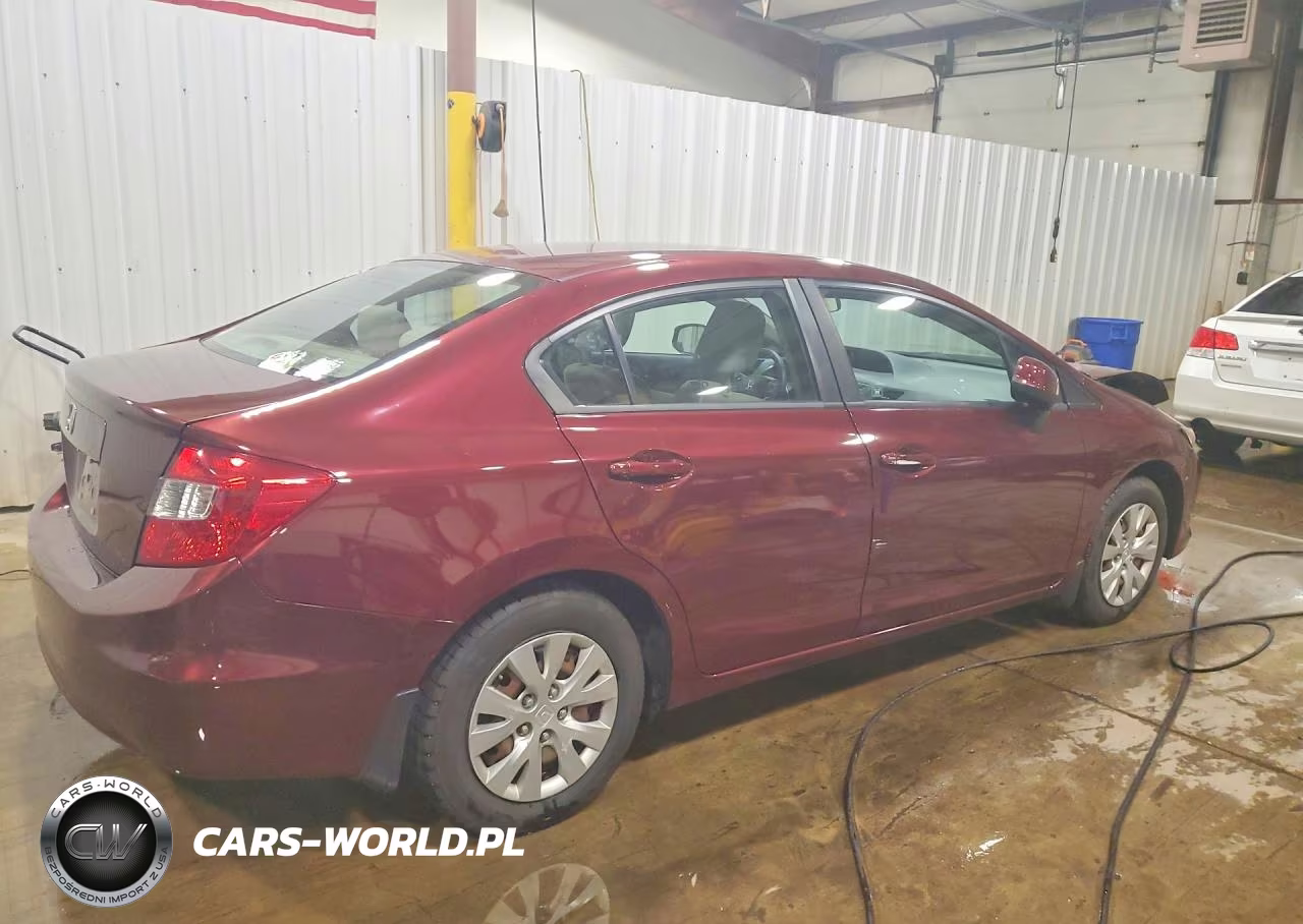 2012 Honda Civic Lx VIN:2HGFB2F59CH533548 - 3