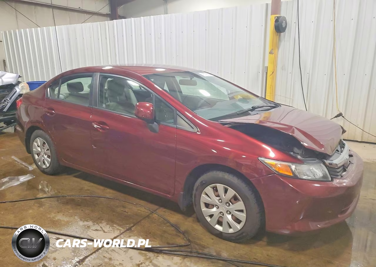 2012 Honda Civic Lx VIN:2HGFB2F59CH533548 - 4
