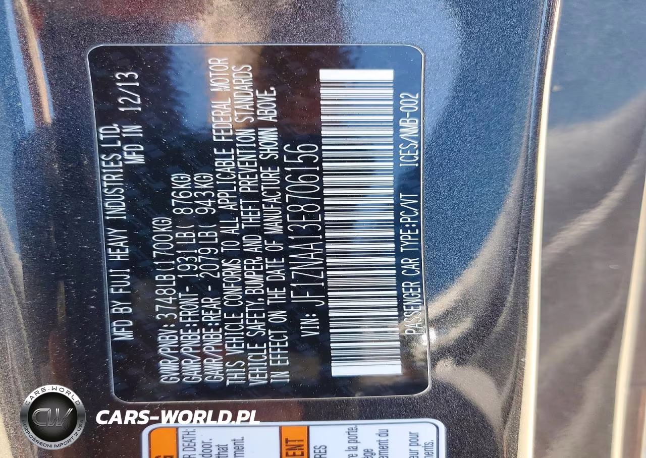 2014 Scion Fr-S Monogram VIN:JF1ZNAA13E8706156 - 12