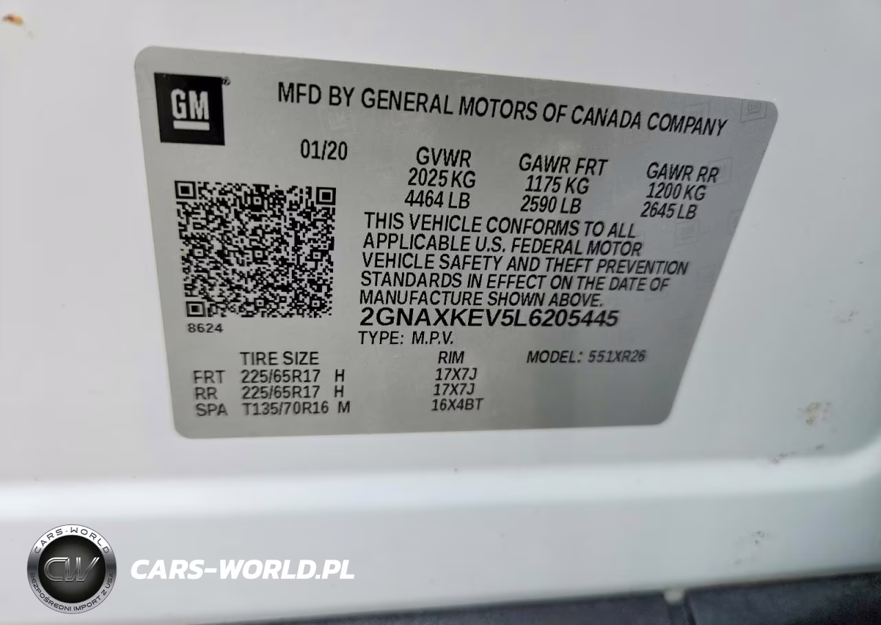 2020 Chevrolet Equinox Lt VIN:2GNAXKEV5L6205445 - 13
