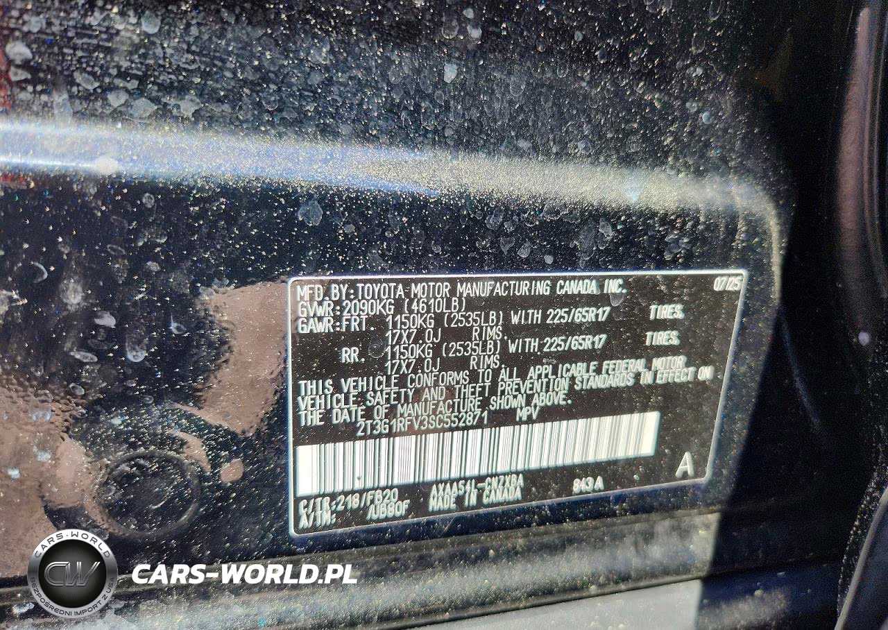 2025 Toyota Rav4 Le VIN:2T3G1RFV3SC552871 - 14