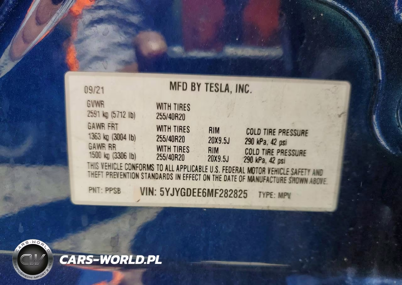 2021 Tesla Model Y VIN:5YJYGDEE6MF282825 - 13