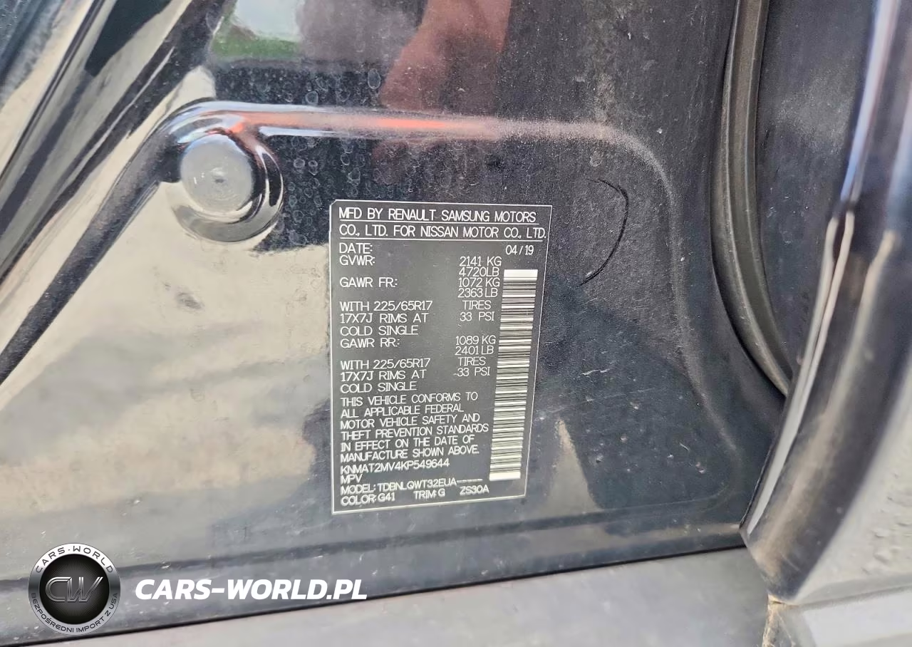 2019 Nissan Rogue Sv VIN:KNMAT2MV4KP549644 - 13