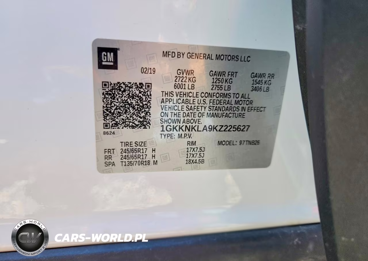 2019 GMC Acadia Sle VIN:1GKKNKLA9KZ225627 - 12