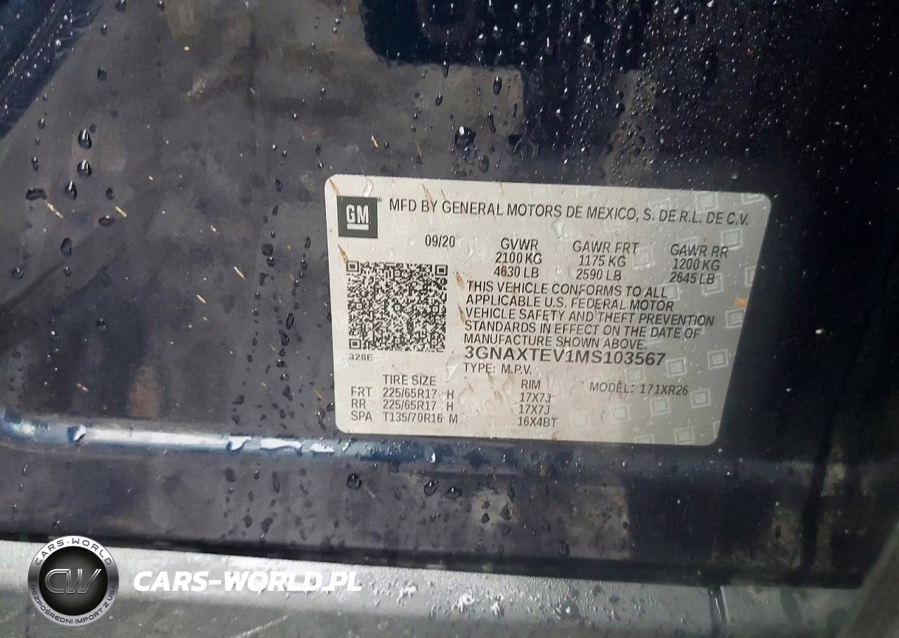 2021 Chevrolet Equinox Lt VIN:3GNAXTEV1MS103567 - 13