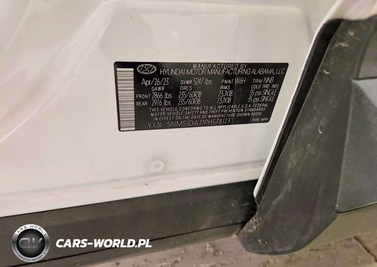 2023 Hyundai Santa Fe Se VIN:5NMS1DAJ1PH578123 - 13