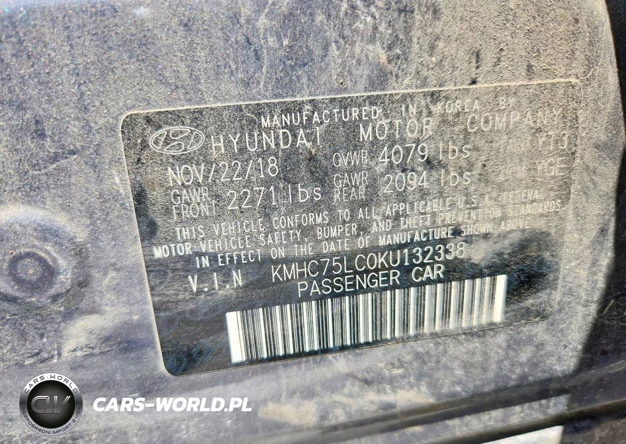 2019 Hyundai Ioniq Sel VIN:KMHC75LC0KU132338 - 12