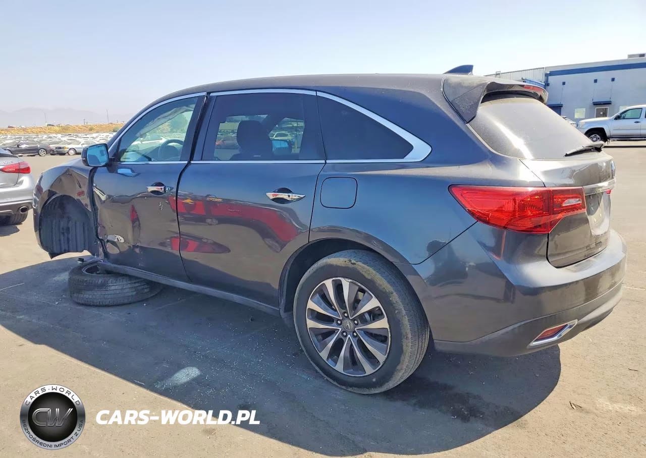 2016 Acura Mdx Technology VIN:5FRYD4H47GB026160 - 2