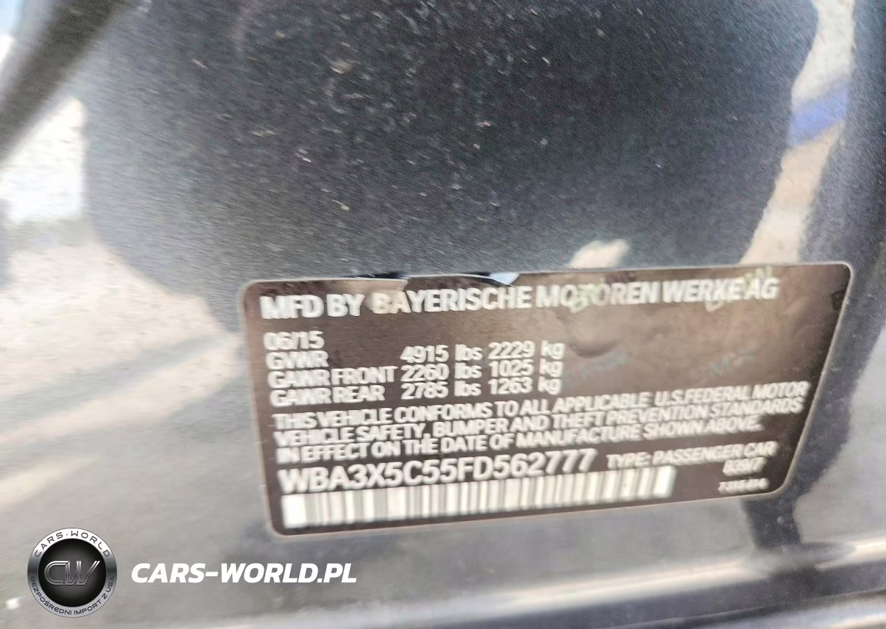 2015 BMW 328 Xigt VIN:WBA3X5C55FD562777 - 13