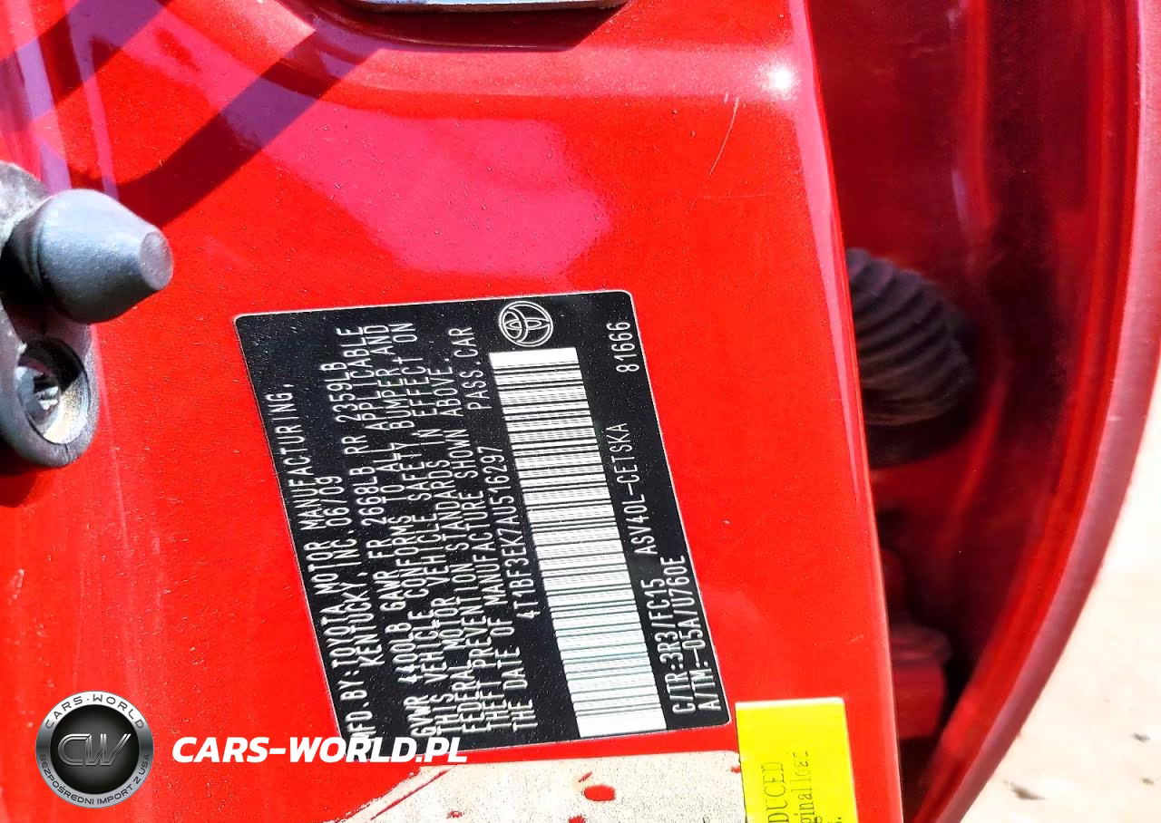 2010 Toyota Camry Se VIN:4T1BF3EK7AU516297 - 13