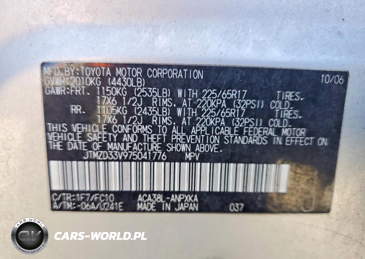 2007 Toyt Rav4 VIN:JTMZD33V975041776 - 13