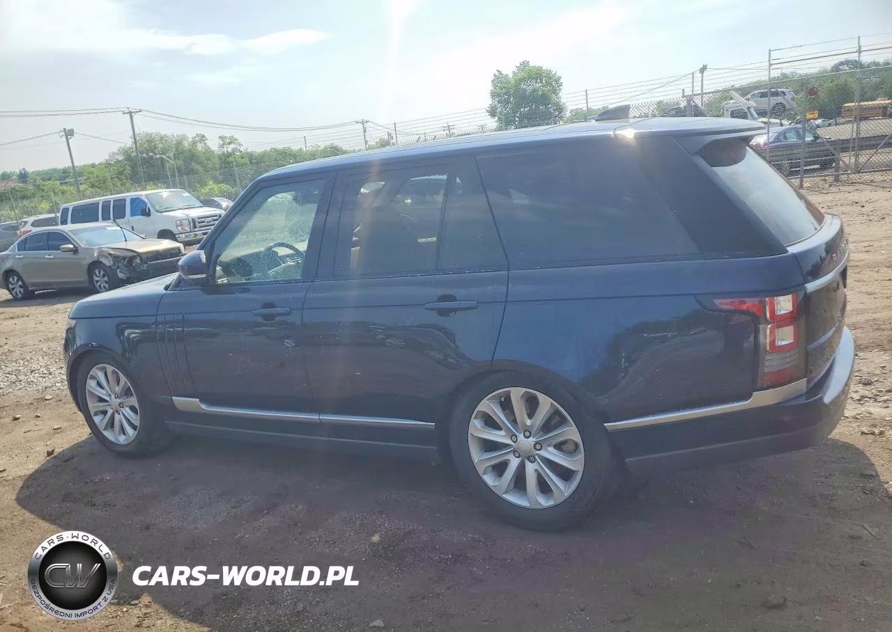 2017 Land Rover Range Rover Hse VIN:SALGS2FV8HA376435 - 2