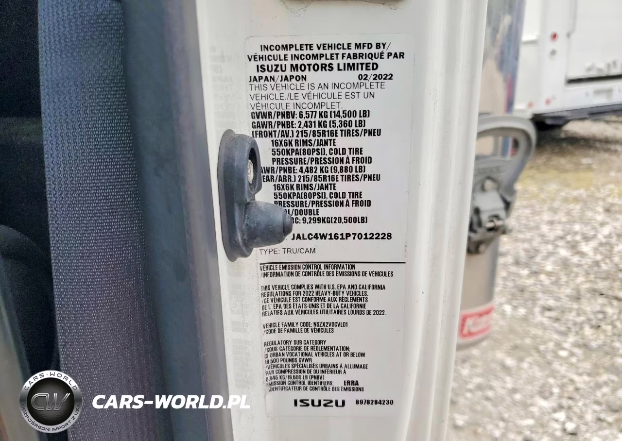 2023 Isuzu Npr Hd Refrigerated Box Truck VIN:JALC4W161P7012228 - 13