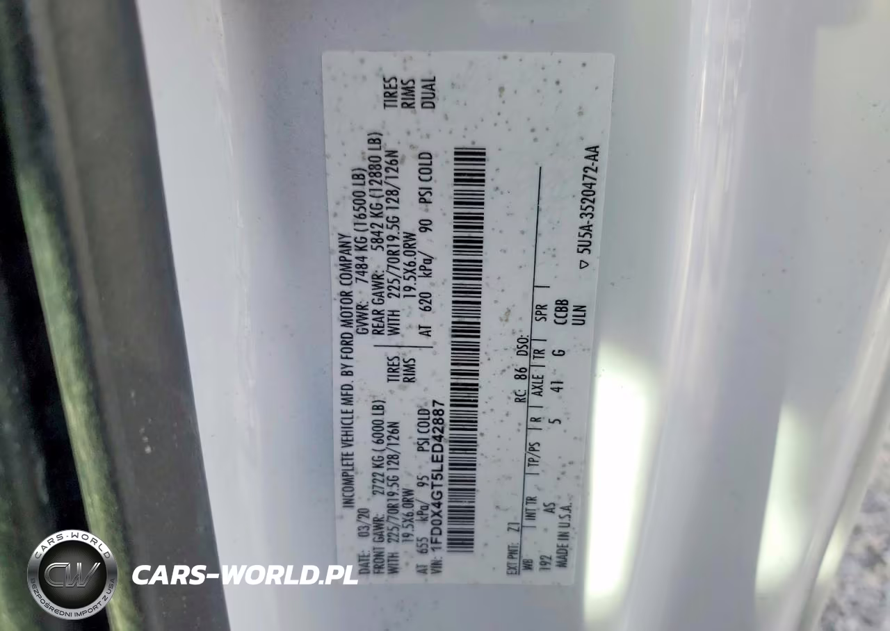 2020 Ford F450 Super Duty VIN:1FD0X4GT5LED42887 - 10