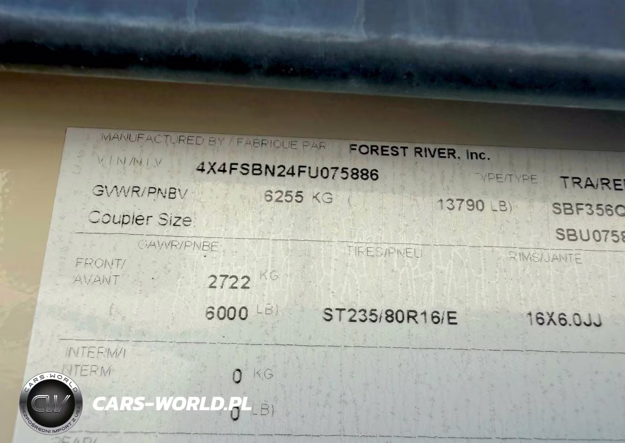 2015 Forest River Salem Laminated Towables 356Qbq Slide-In Camper VIN:4X4FSBN24FU075886 - 10