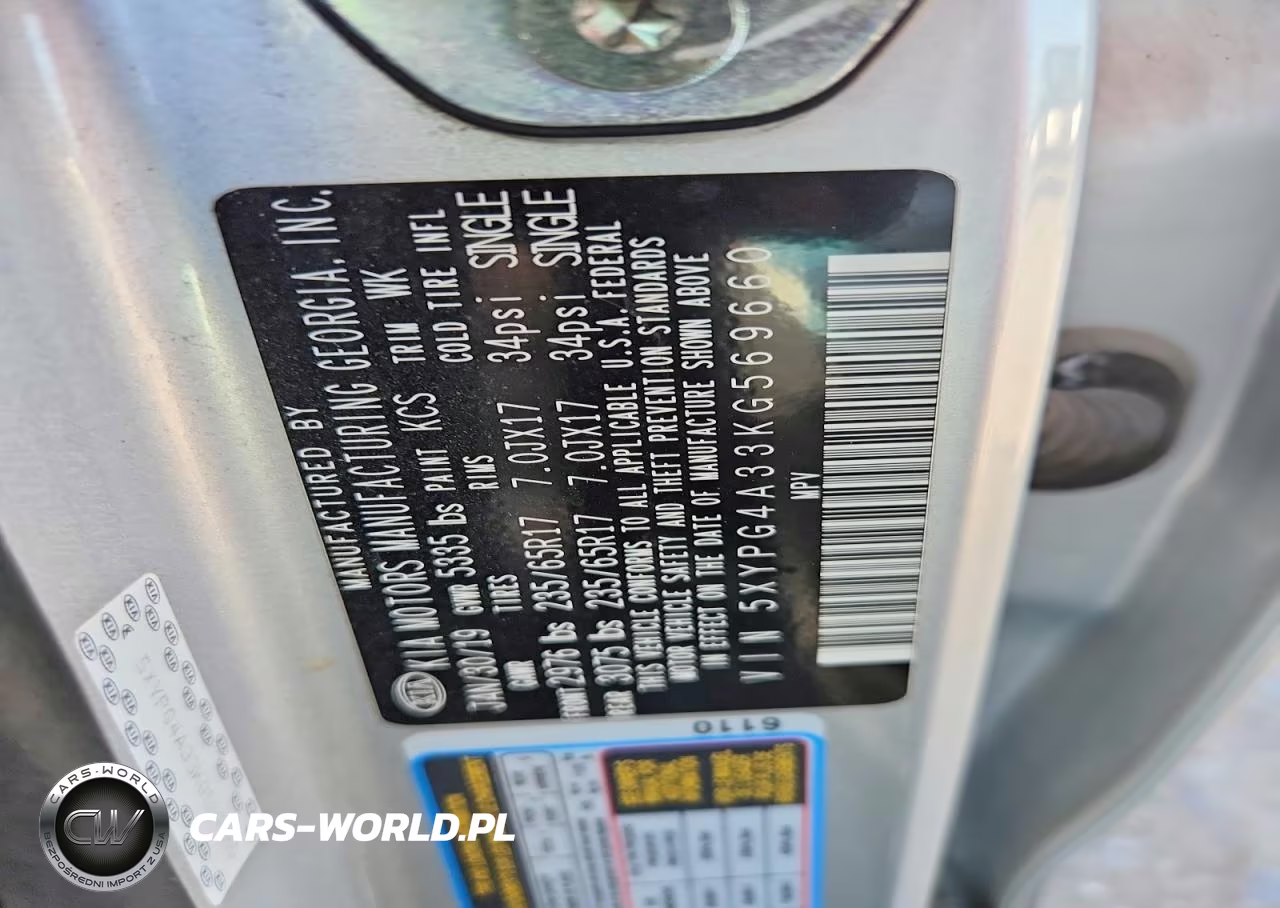 2019 Kia Sorento L VIN:5XYPG4A33KG569660 - 12
