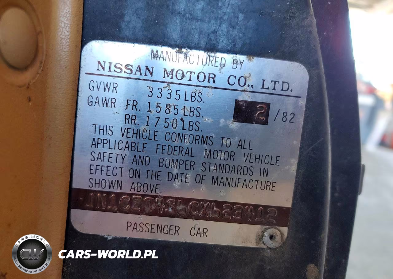 1982 Datsun 280 Zx VIN:JN1CZ04S6CX623412 - 12