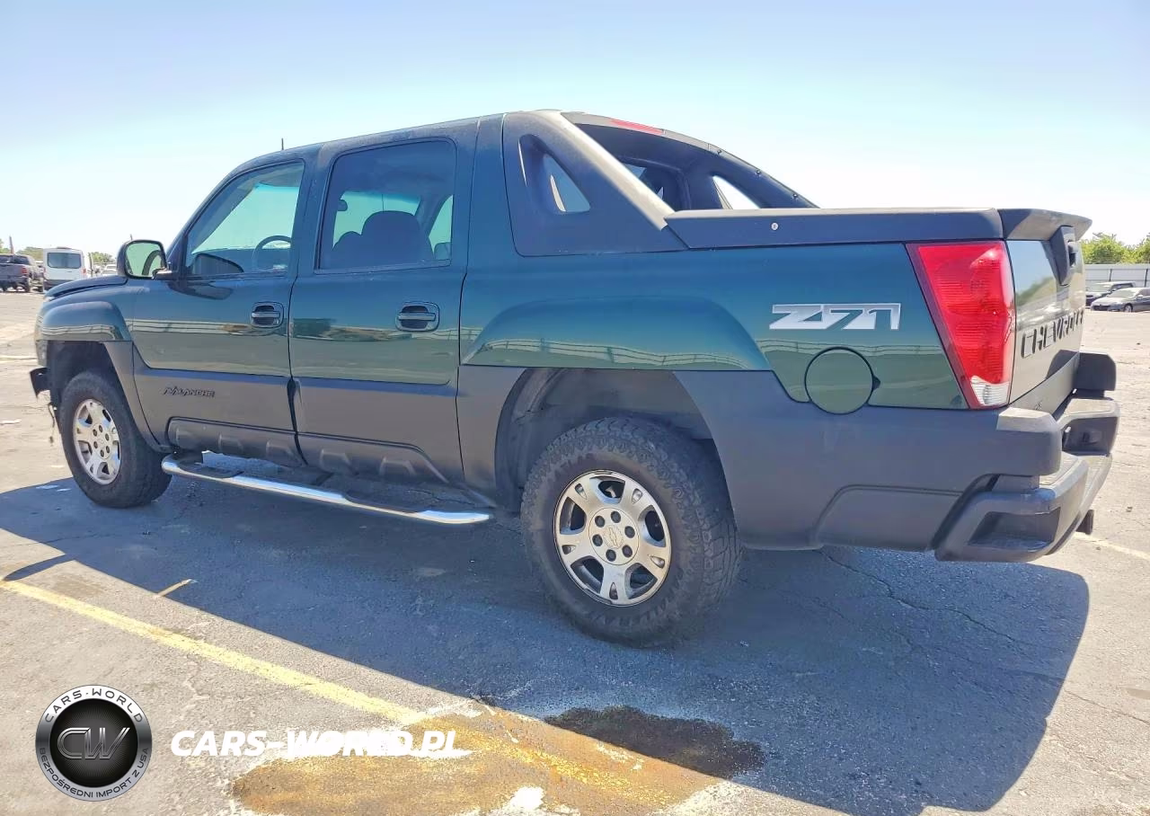 2002 Chevrolet Avalanche K1500 VIN:3GNEK13T02G111990 - 2