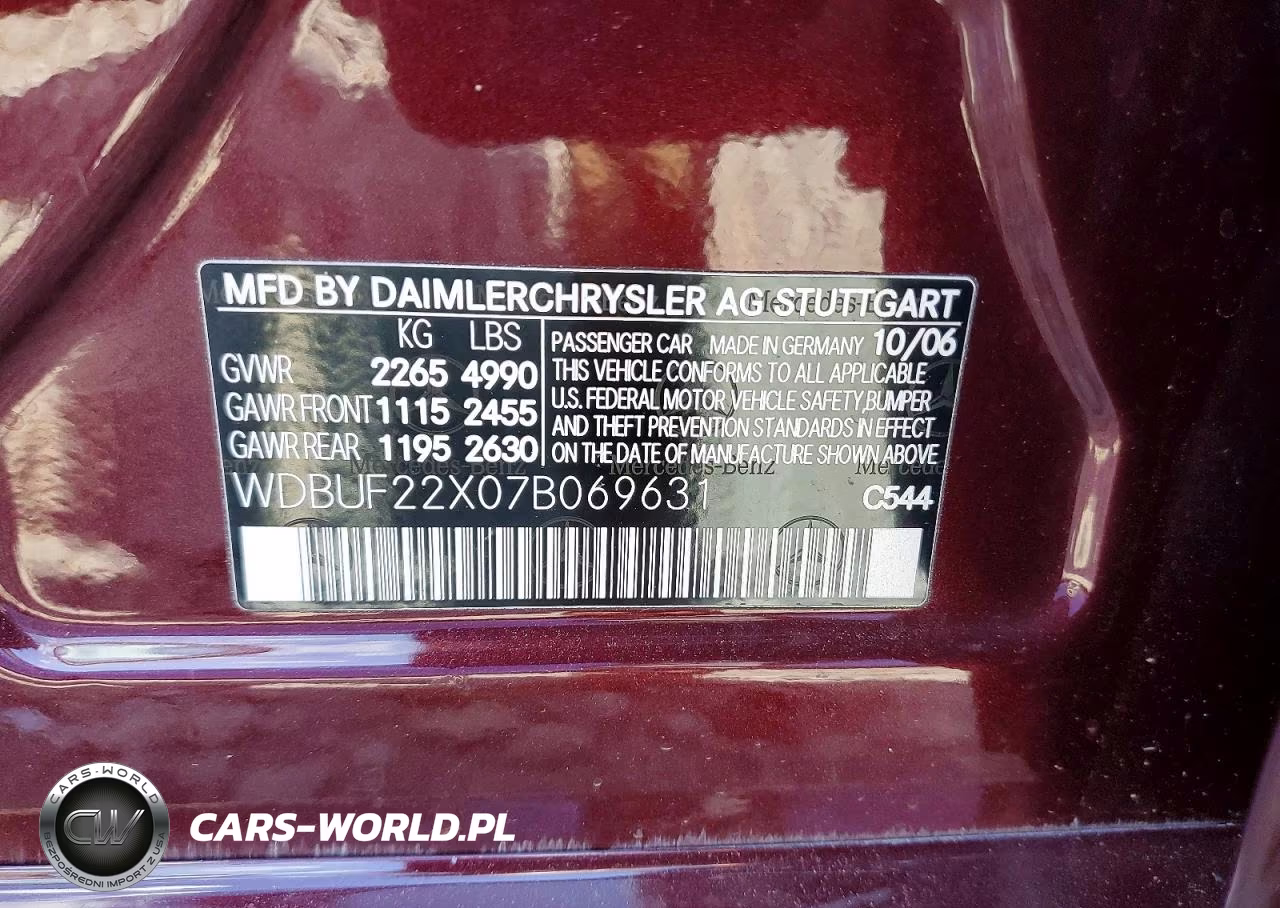 2007 Mercedes-Benz E 320 Cdi VIN:WDBUF22X07B069631 - 12