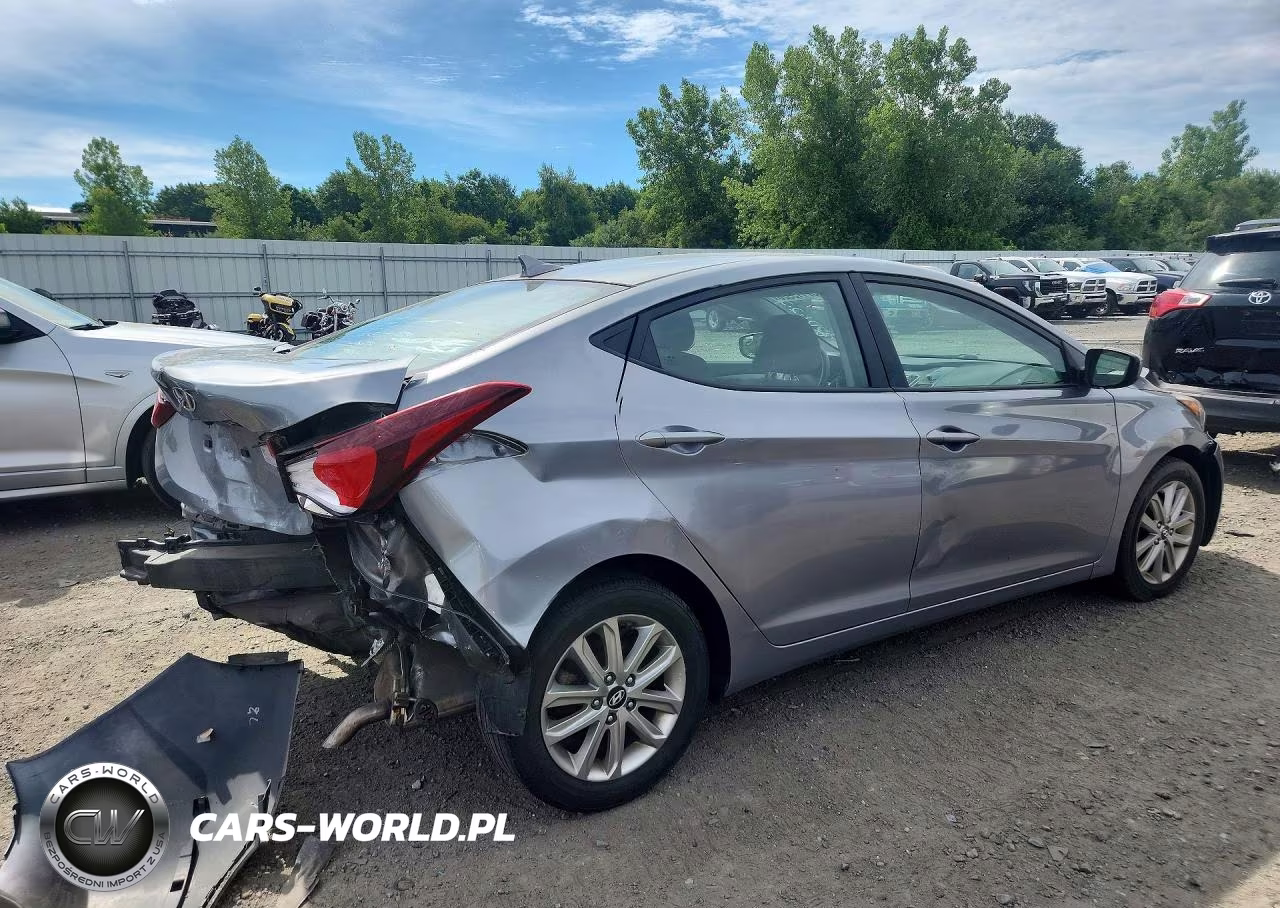 2015 Hyundai Elantra Se VIN:KMHDH4AE5FU329673 - 3
