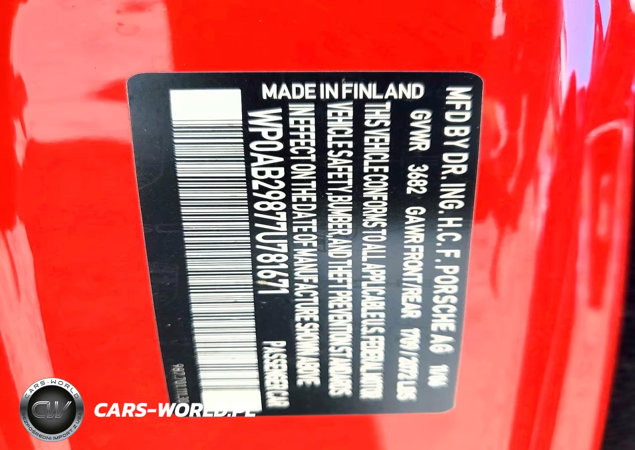 2007 Porsche Cayman S VIN:WP0AB29877U781671 - 12
