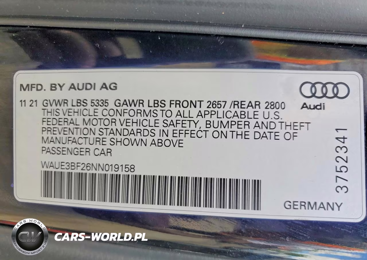 2022 Audi A6 Premium Plus VIN:WAUE3BF26NN019158 - 12