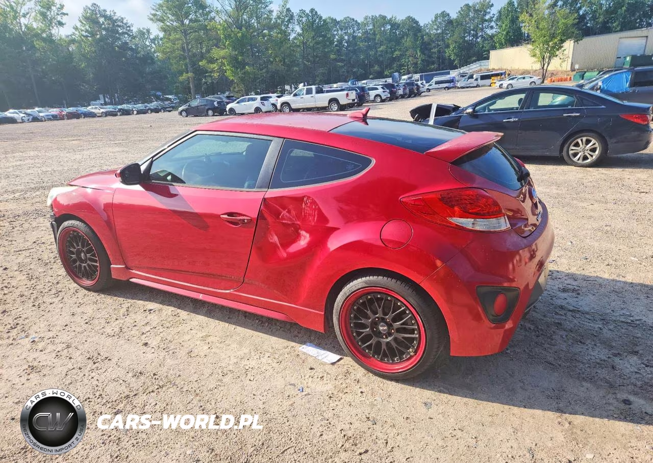 2013 Hyundai Veloster Turbo VIN:KMHTC6AE8DU153348 - 2